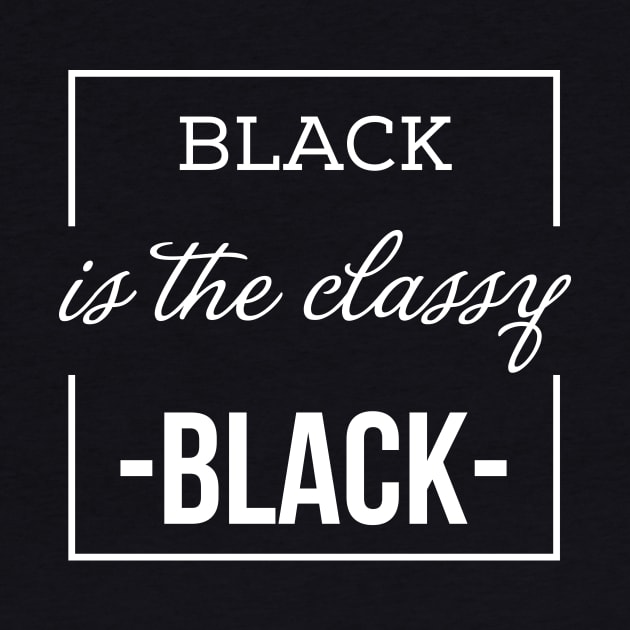 Black is the classy Black by ikado